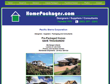 Tablet Screenshot of homepackages.com